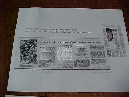 GOLDEN WARRIOR (1997) #1 - COMIC BOOK ENVIRONMENT ISSUES - Picture 6 of 6