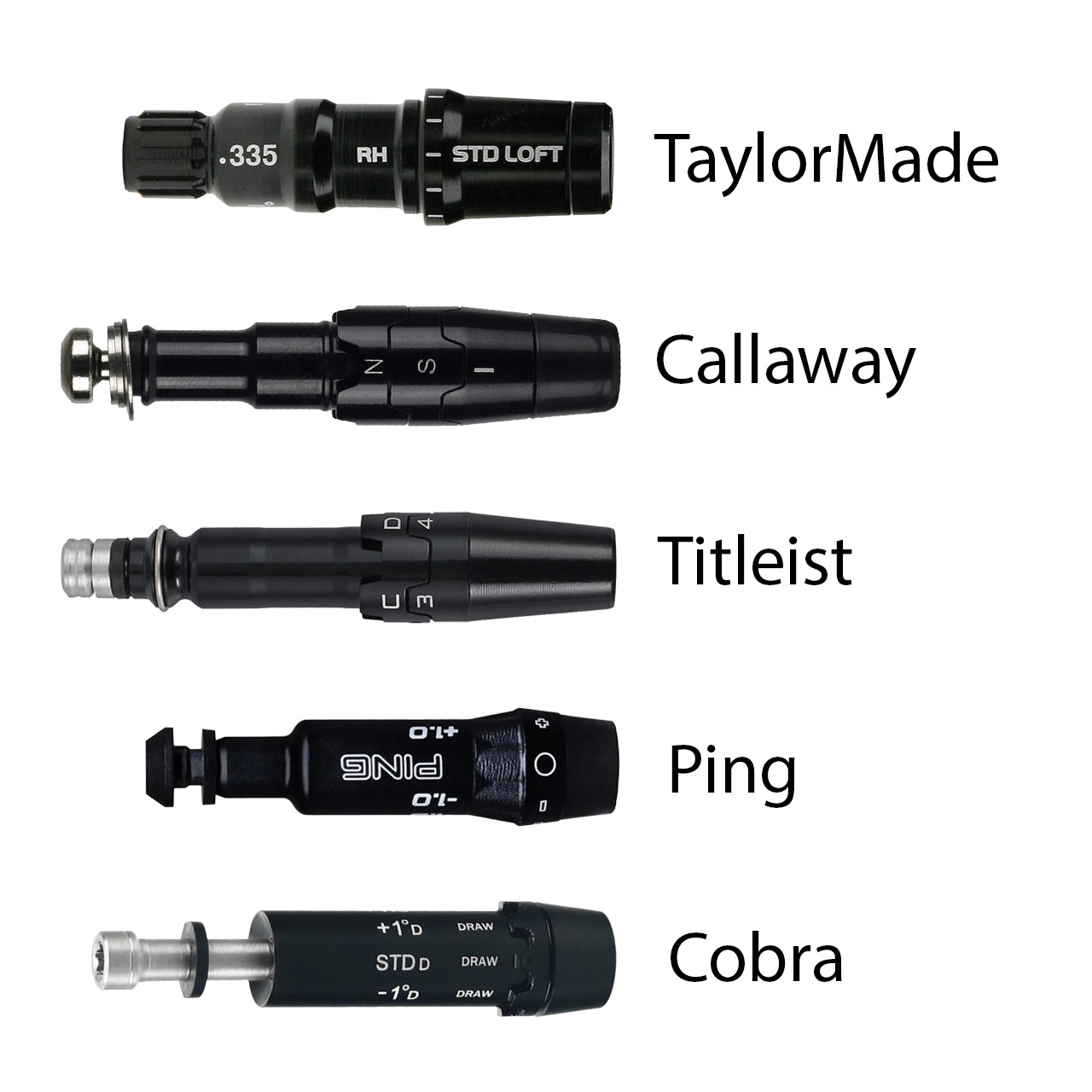 NEW Tensei Blue AV Series Raw Shafts - Choose Flex & Adaptor
