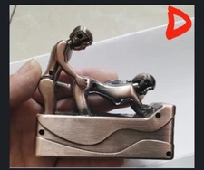 Sexy Time Couple Refillable Butane Lighter With Movements.