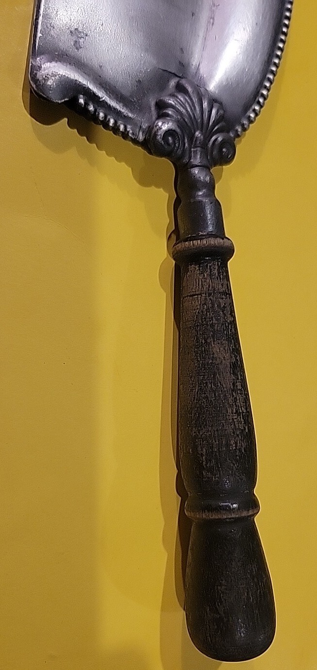 Antique Silver Plate Silent Butler Metal Crumb Catcher St Louis Silver Co