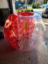 Lot 2x TWO 1.5M Inflatable Bubble Bumper Zorb Ball Soccer PVC Human Lawn Bowling