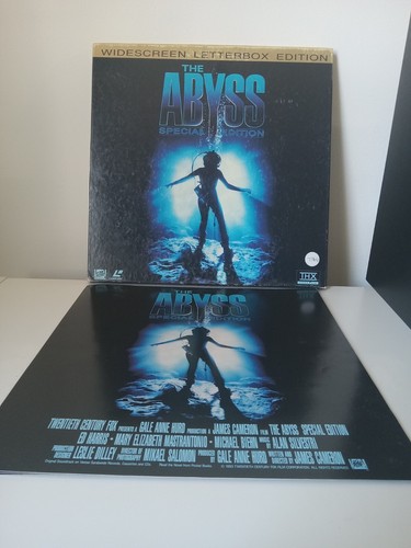 "The Abyss" Laser Videodisc, Widescreen Letterbox Edition, 3 Discs, 1989 Movie - Imagen 2 de 24