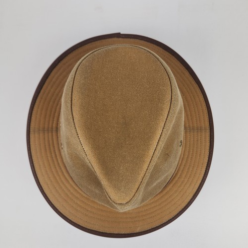 Outback Trading Oilskin Hat Madison River Packable Waterproof Mens Size XL Brown - Picture 5 of 10