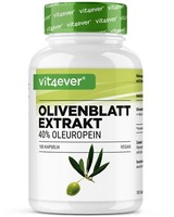 Olivenblatt Extrakt 750Mg 180 Kapseln (V) Mit 40% Oleuropein