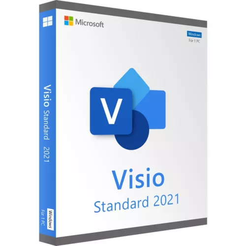 Visio 2021 Standard | Retail | Zertifiziert | Jetzt Kaufen | Downloadlink | Neu