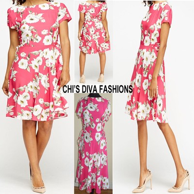dorothy perkins pink floral dress