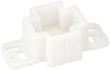 Prime-Line Polyethylene Drawer Track Back Plate 1 pk