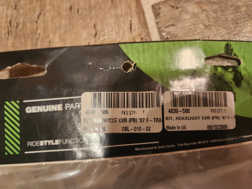 Nuevas cubiertas de faros cromadas Arctic Cat F8 F6 570 Tz1 Jaguar Z1 F 2007-2011 Foto 2 de 2