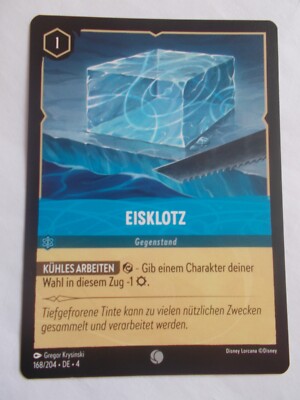 Disney Lorcana Karte Ursulas Rückkehr 168/204 EISKLOTZ