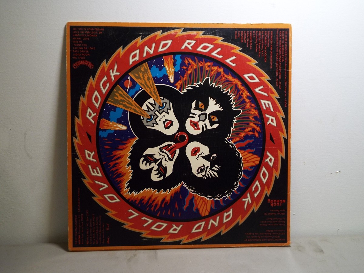 KISS ROCK AND ROLL OVER 1976 LP VINYL ALBUM | eBay