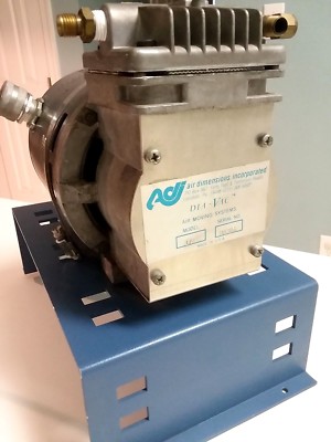 ADI Dia-Vac 179 Diaphragm Sampling Vacuum Pump w/ 1725RPM 1/8HP GE Motor