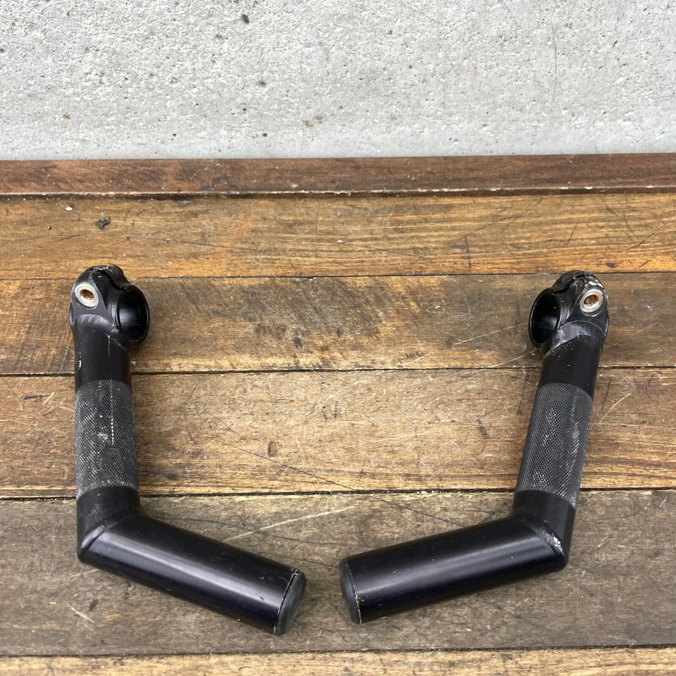 Vintage Control Tech Control Stix Bar Ends MTB Black Anodized  90s Extension A3 - Image 3 of 4