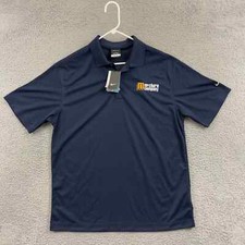 Nike Golf Dri-Fit Polo Shirt Men's Large Short Sleeve Swoosh Button Casual NWT