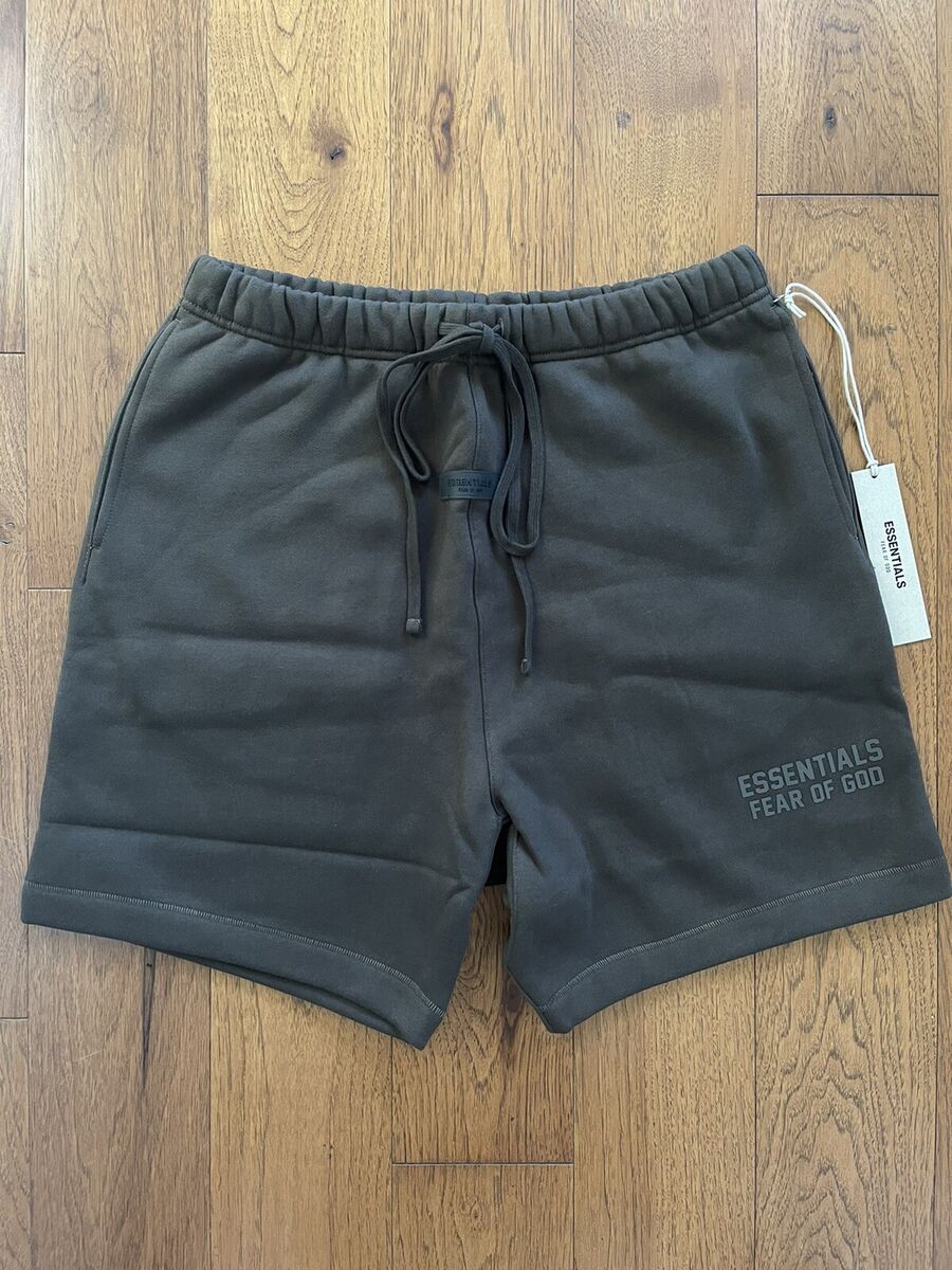 FoG - Fear of God Essentials Off-Black Sweat Shorts SS22 FoG - Fear of God Essentials Off-Black Sweat Shorts SS22