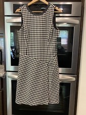 Ralph Lauren Black And White Thick Sleeveless Dress Size 12. New With Tags