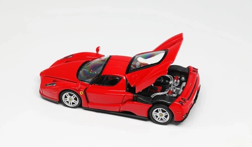 King 1:64 Red Enzo Super Racing Sports Model Diecast Collect Car - Picture 8 of 14