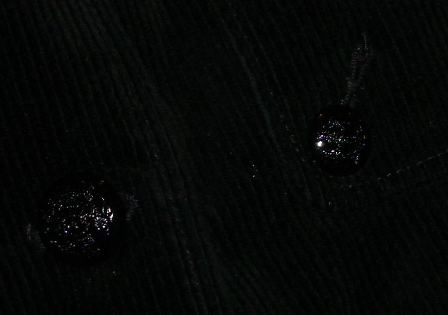 Vintage Lauren Ralph Lauren Black Corduroy/Leather-Collar Equestrian Jacket S - Image 4 of 4