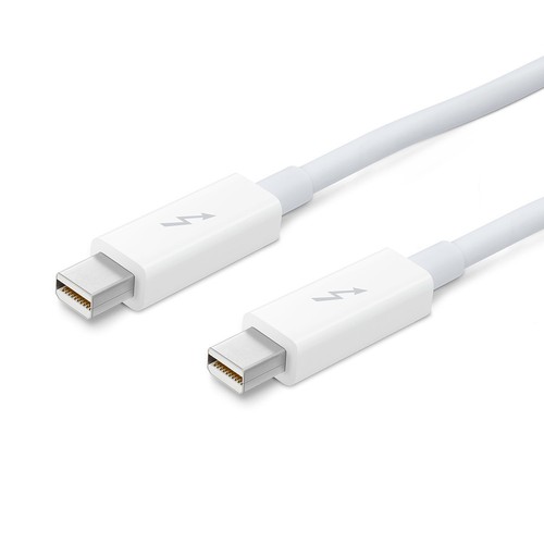 Apple Thunderbolt Kabel 2,0 m - Weiß für MacBook / iMac / Mac - Bild 2 von 2