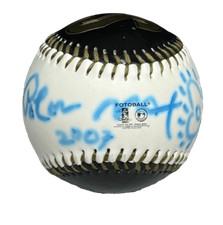 Peter Max Signed Autograph Baseball Ball w/ Original Art Flower Sketch JSA COA