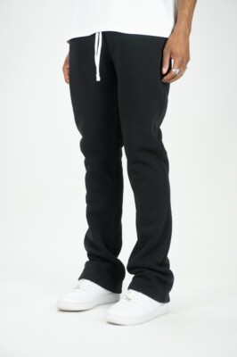 Men's Essential Fleece Stacked Flared Fit Sweat Pants