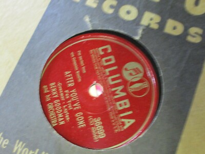 Benny Goodman  At The Darktown Strutter's Ball After You've Gone Shellac, 10'' 78