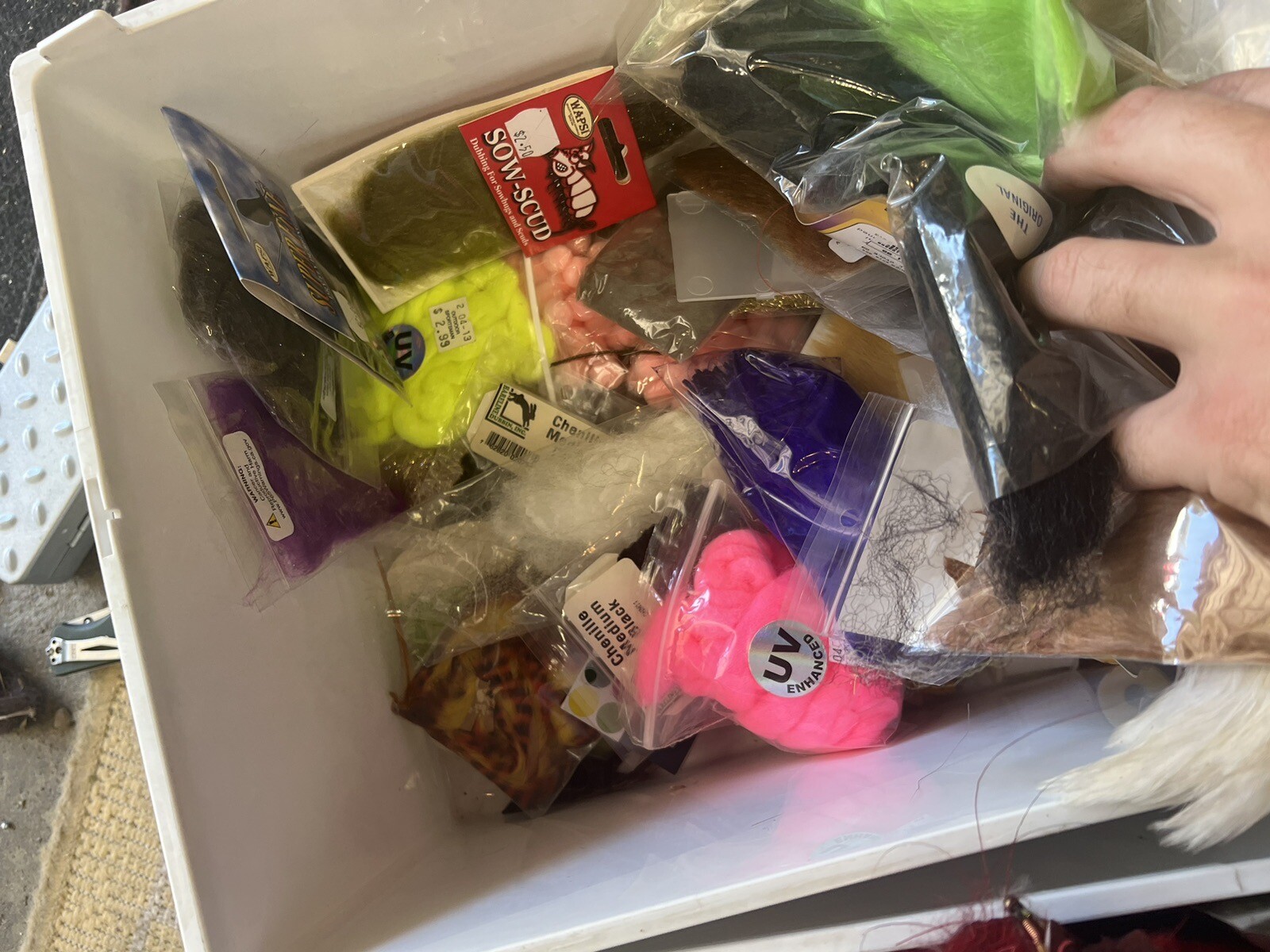 fly tying materials lot eBay