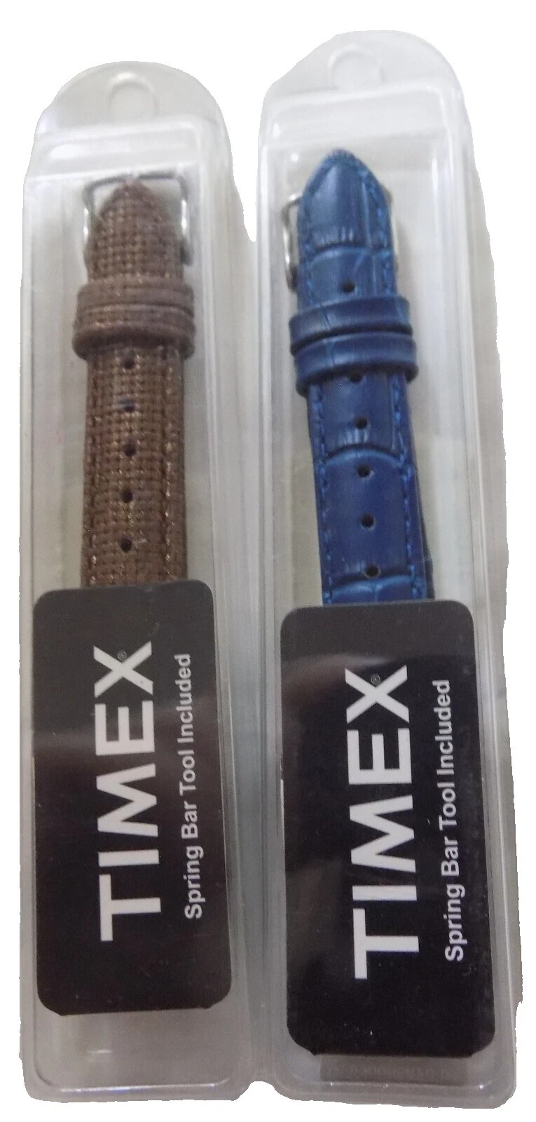 Timex Two-Piece Strap Leather Wristwatch Bands