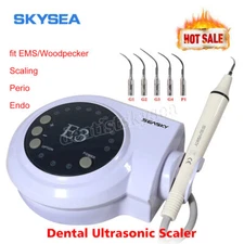 Dental Ultrasonic Scaler + Handpiece 5*Tips fit EMS Cavitron Woodpecker E3+