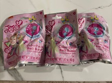 NEW, SET OF 3 Jojo Siwa COLOR TWIST BATH BOMBS Cotton Candy Scent