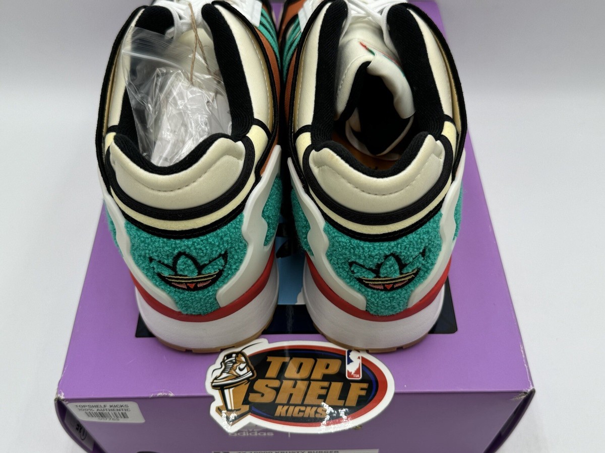 New Adidas ZX 10000 The Simpsons Krusty Burger 2021 Size New Adidas ZX 10000 The Simpsons Krusty Burger 2021 Size