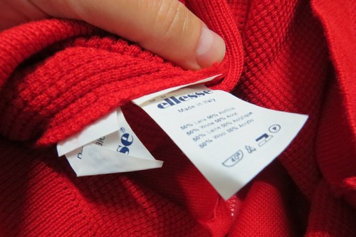 ELLESSE CARDIGAN FELPA MAGLIA PULLOVER SWEATER JERSEY WOOL VINTAGE ITALIA JACKET - Foto 4 di 11