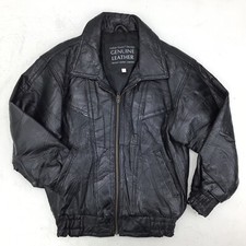 Italian Stone Design Leather Jacket Size 8/9