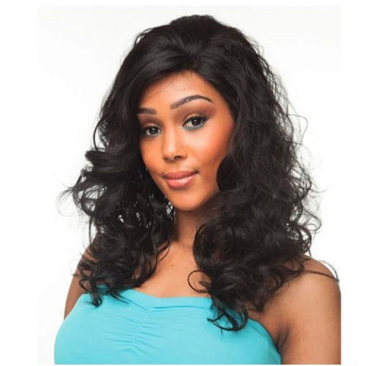 Cherish Synthetic Long Curly Lace Front Hair Wig - Suky