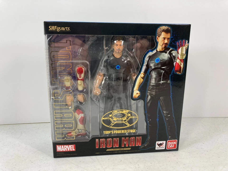 SH Figuarts Marvel Iron Man 3 Tony Stark con escenario 2016 auténtico vendedor de Estados Unidos Foto 3 de 4