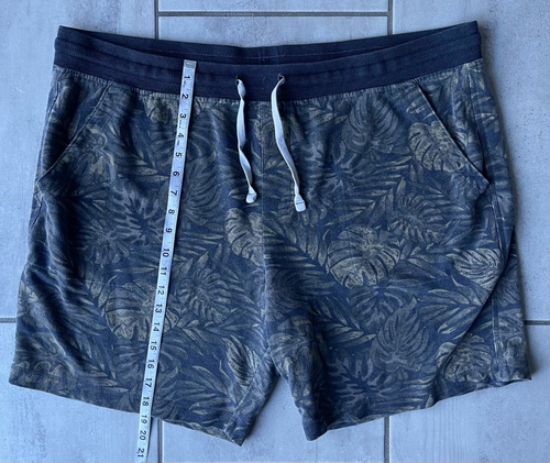George Mens Jogger Shorts Black Beige 