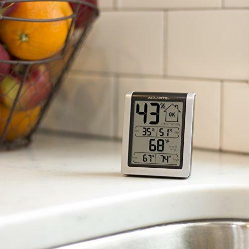 AcuRite 00613 Digital Hygrometer & Indoor Thermometer PreCalibrated