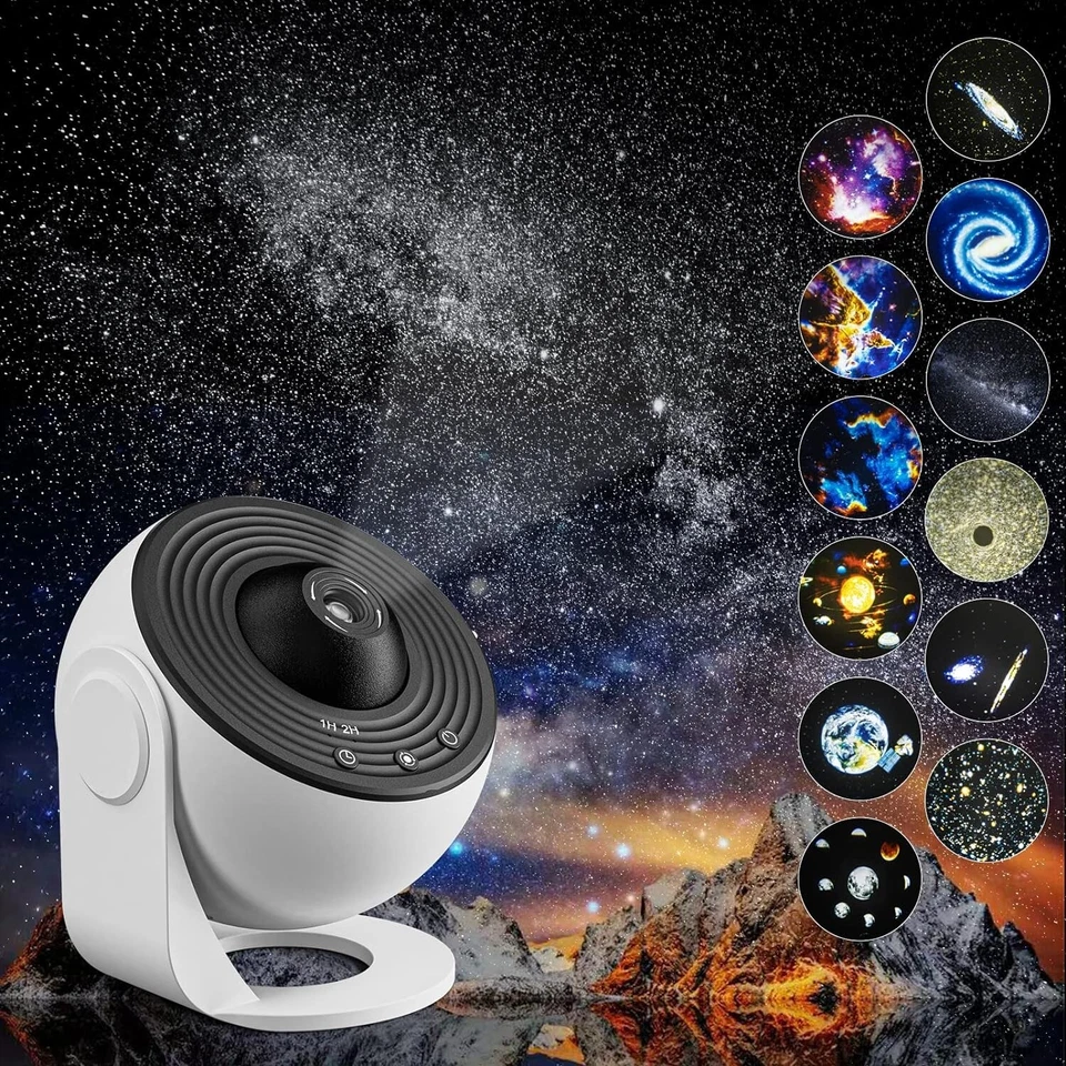 Sternenhimmel Projektor Beamer Lampe Galaxie Nachtlicht Licht Weiß B374 - Bild 1 von 4