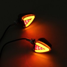 Pair Universal Motorcycle Led Amber Turn Bike Signal Indicators Blinker Lights Pair Universal Motorcycle Led Amber Turn Bike Signal Indicators Blinker Lights