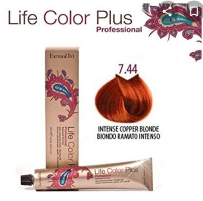 Farmavita Color Plus Profesional 100 ml 7.44 Intense Copper Blonder