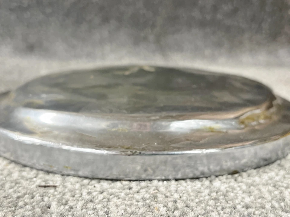 TAMPA DE CUBO VINTAGE METAL CROMADO PRATA AUTOMOBILIA MOTORING AUSTIN CAR - Imagem 3 de 4