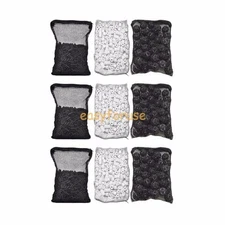 3 lb Aquarium Carbon + 150pcs Bio Ball + 1500g Ceramic Rings for Canister filter