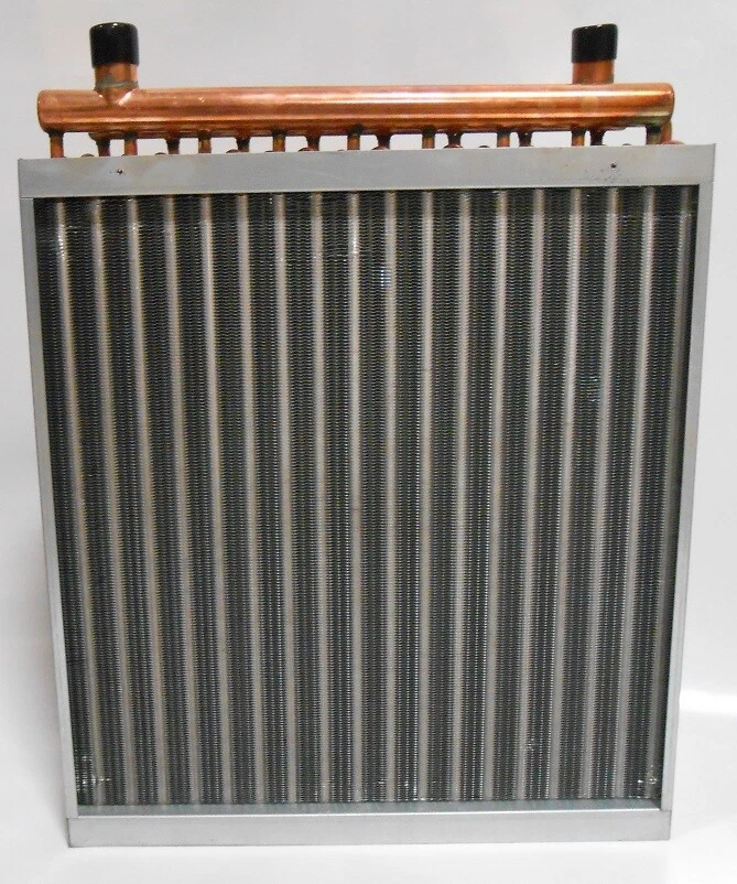 20x20 Water to Air Heat Exchanger Hot Water Coil Outdoor Wood Furnace | eBay