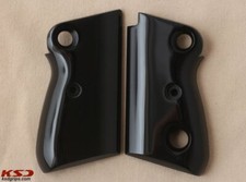 KSD Brand Beretta Mod 71 - 72 - 75 Jaguar Compatible Black Acrylic Grips
