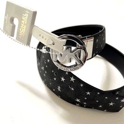 NWT Original MICHAEL KORS Signature Reversible Belt Stars  display picture 1