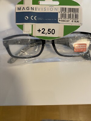 Magnivision Lesebrille +2,50 Brandneu