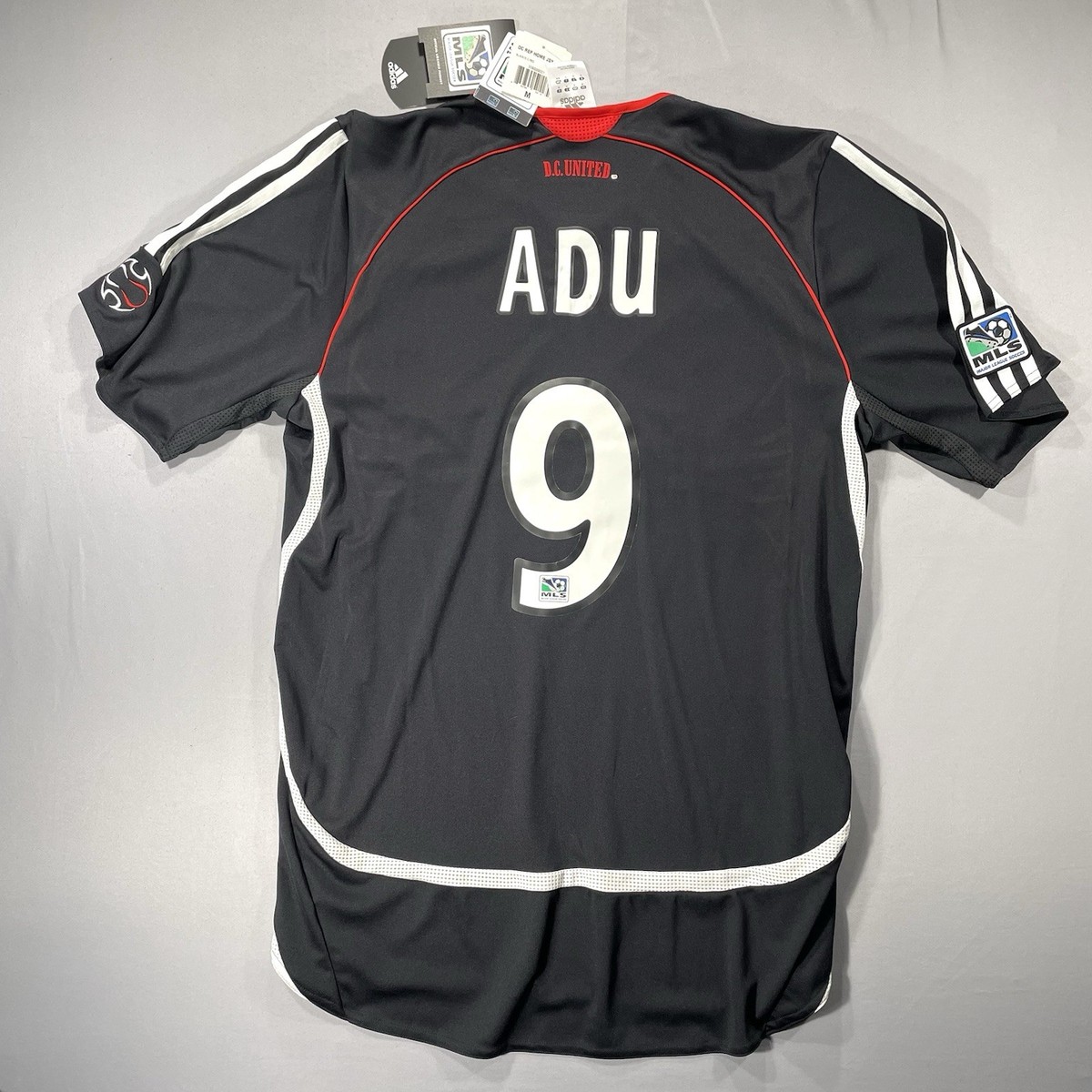 希少 D.C. ユナイテッド D.C. United アディダス ユニフォーム mens-adidas-black-dc-united-