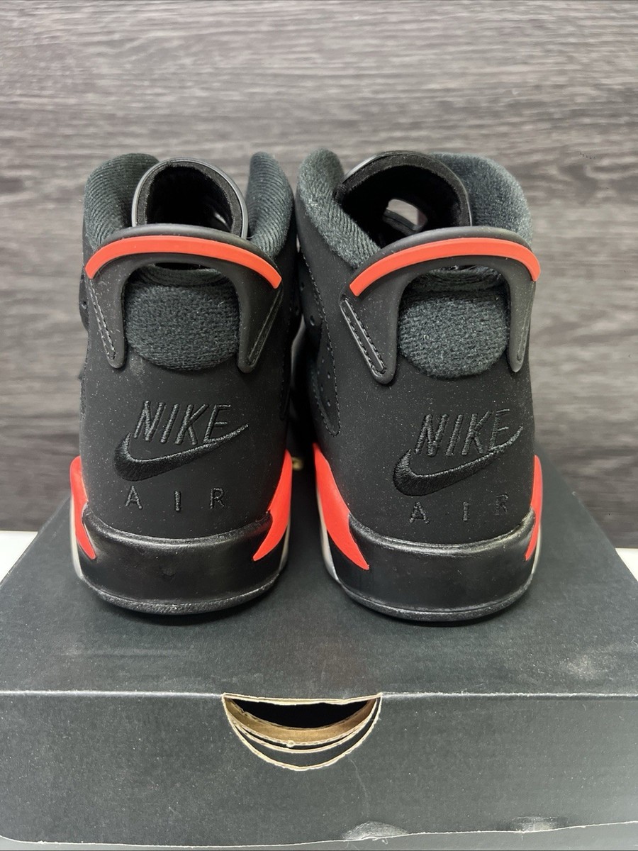 Nike Air Jordan 6 ブラック/オレンジ Nike Air Jordan 6 High Retro Black Infrared Retro Sneakers Men's