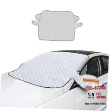 Car Windshield Snow Cover, 4-Layer Protection for Snow, Ice, Frost, Large