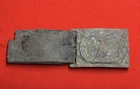 Civil War Federal Eagle Sword Belt Plate with Leather Fragment - Fair Oaks, Va