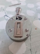 Vintage 4 Lever Close Padlock With 2 Keys Fully Working Exellent Condition Item